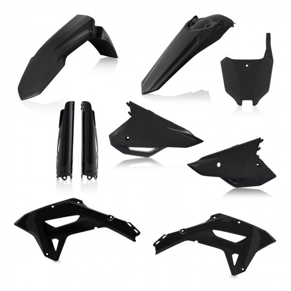 Acerbis plastic kit Zwart Honda CRF 250RX/300RX 2022- & CRF 450RX 2021-