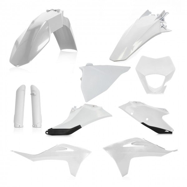 Cycra ( full kit ) plastic kit Wit / Zwart Gas Gas EC 250/300 2021- & EC 250F/350F 2021-