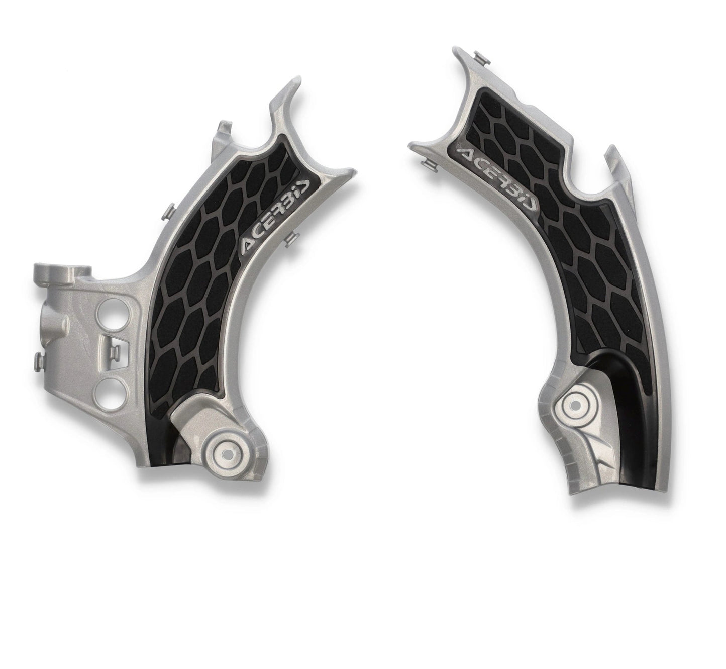 Acerbis X-Grip Rahmschützer Silber/Schwarz für Honda CRF 250R/RX 2022 & CRF 450R/RX 2021 – MxProStoreParts