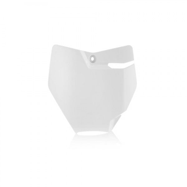 Cycra front license plate white KTM SX 65 16- & Gas Gas MC 65 2021