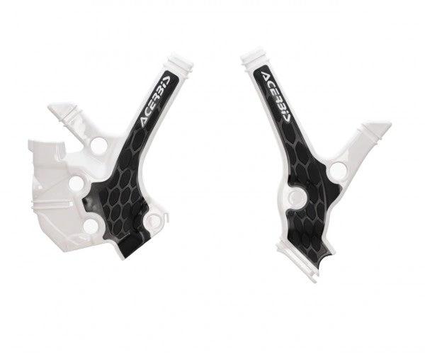 Acerbis X-Grip Rahmenschützer Weiß/Schwarz für Yamaha YZ 85 2022 - MxProStoreParts