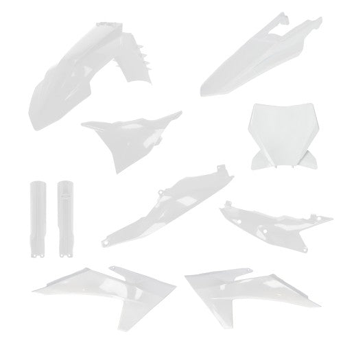 I-Plastics plastic kit ( incl voorvork beschermers ) Wit KTM SX 125/150/250/300 2023-2024 & SX-F 250/350/450 2023-2024