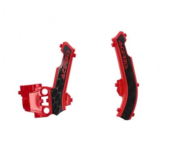 Acerbis X-Grip Rahmen-Schützer rot/schwarz für KTM SX 50 2016, SX-E 3 2023, SX-E 5 2020, Husqvarna TC 50 2017, EE 5 2020, Gas Gas MC 50 2021, MC-E 5 2021 – MxProStoreParts
