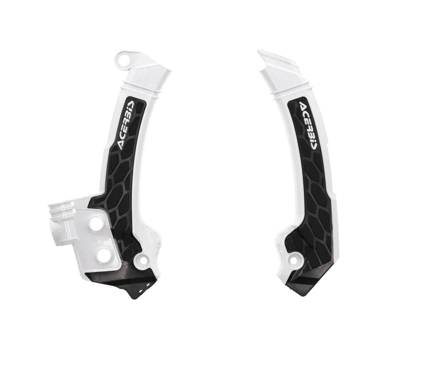 Acerbis X - Grip frame beschermers Zwart / Wit Husqvarna TC 125/250 2023 - & FC 250/350/450 2023 - & TE 150i/250i/300i 2024 - & FE 250/350/450/501 2024 - MxProStoreParts
