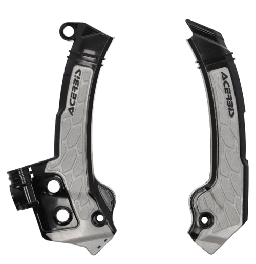 Acerbis X - Grip frame beschermers Zwart / Grijs Husqvarna TC 125/250 2023 - & FC 250/350/450 2023 - & TE 150i/250i/300i 2024 - & FE 250/350/450/501 2024 - MxProStoreParts