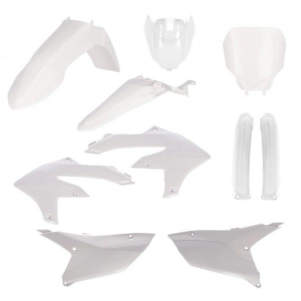 Acerbis plastic kit Wit Yamaha YZ 250F 2024 - & YZ 450F 2023 - ( geen helder wit ) - MxProStoreParts