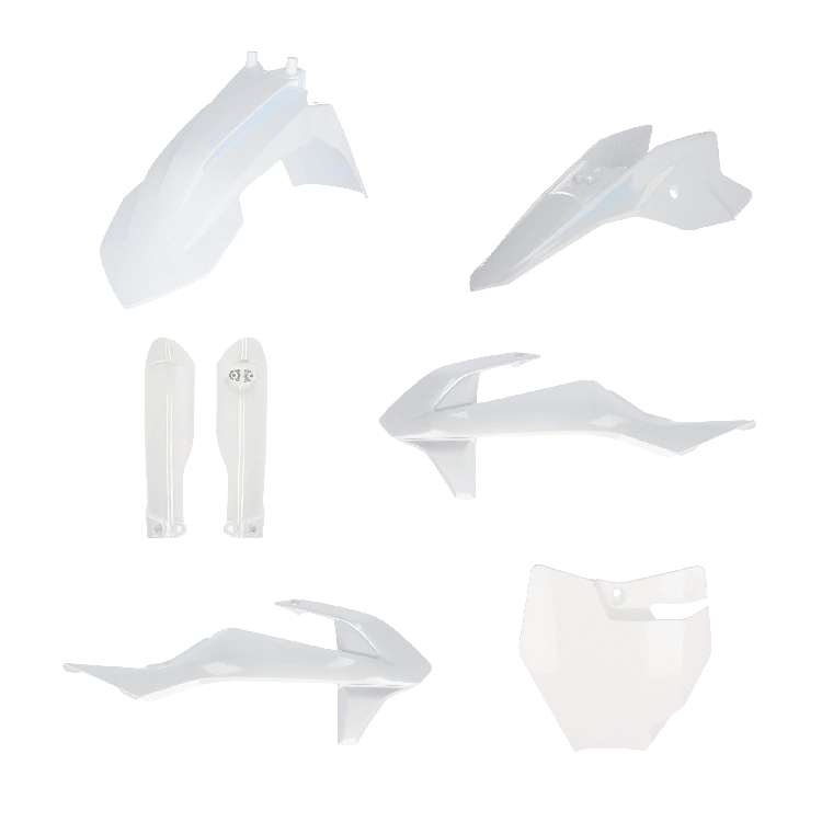Acerbis plastic kit Wit KTM SX 50 2016 - & MC - E 50 2021 - & SX - E 3 2023 - & SX - E 5 2020 - & Gas Gas MC 50 2021 - & MC - E 5 2021 - MxProStoreParts