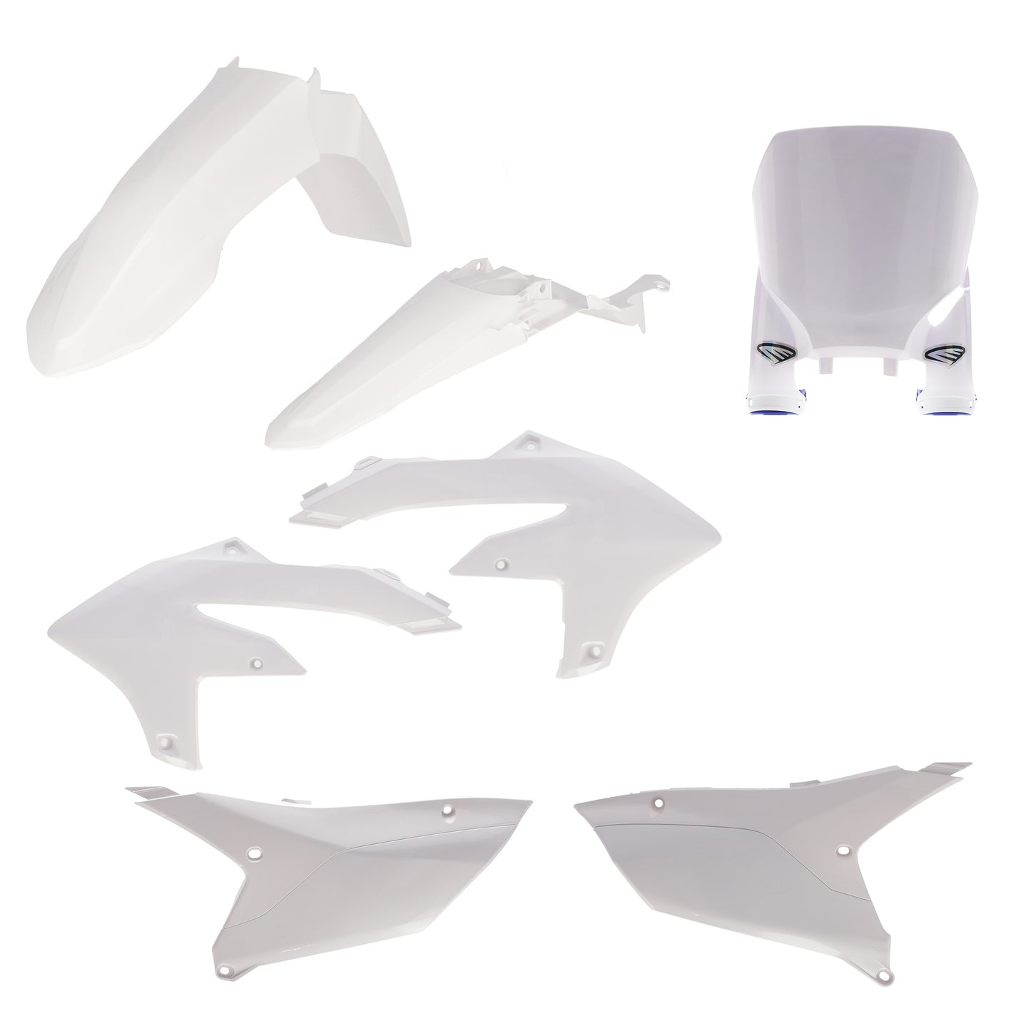 Cycra plastic kit Wit Yamaha YZ 250F 2024- & YZ 450F 2023-
