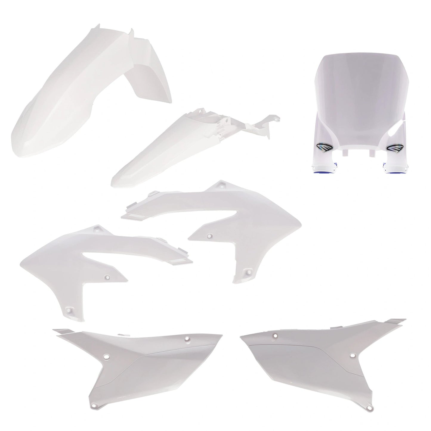 Cycra plastic kit Wit Yamaha YZ 250F 2024 - & YZ 450F 2023 - MxProStoreParts
