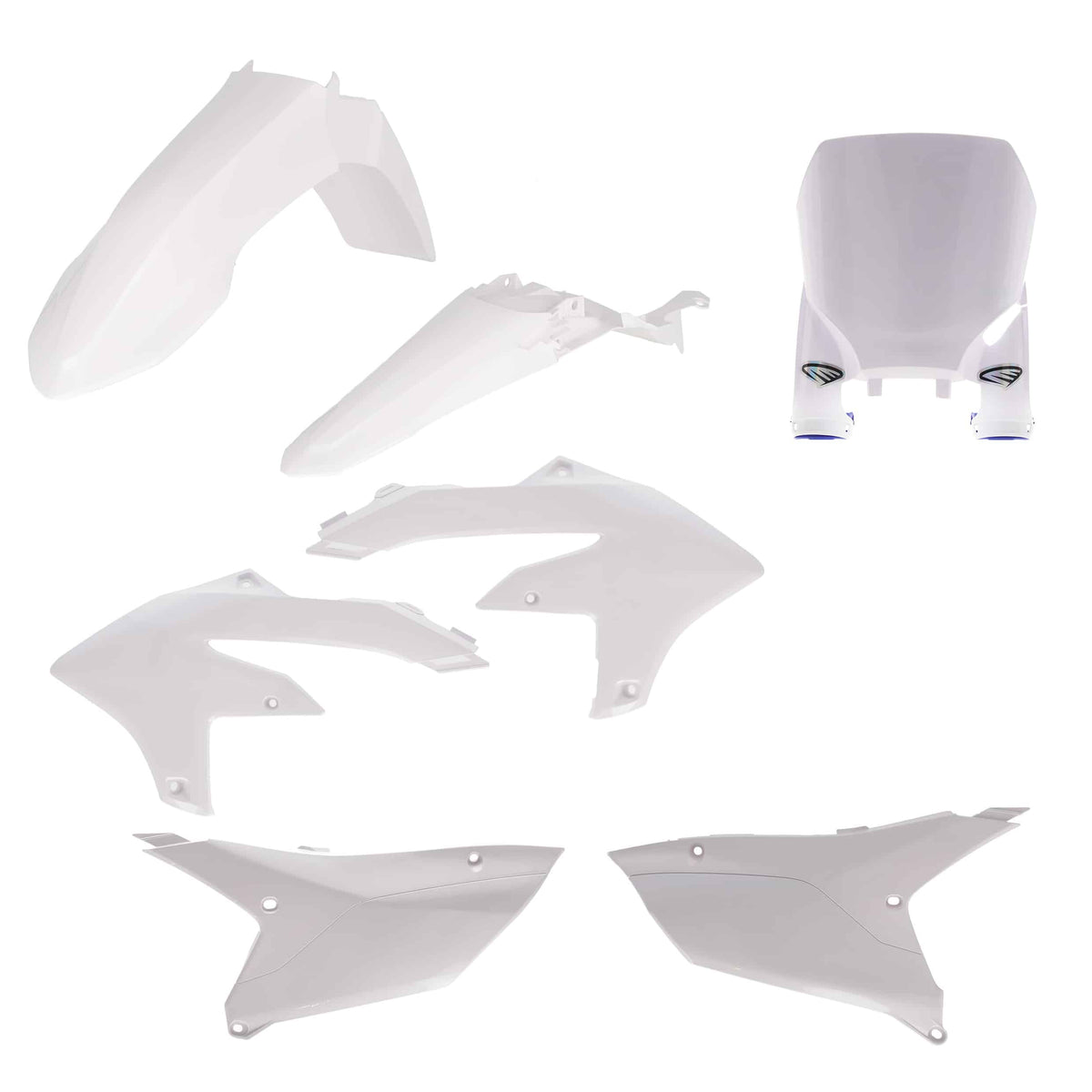 Cycra plastic kit Wit Yamaha YZ 250F 2024- & YZ 450F 2023-