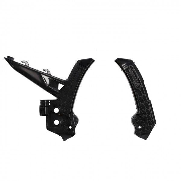 Acerbis X-Grip Rahmen-Schützer Schwarz für Gas Gas MC 125/250 2024 & MC-F 250/350/450 2024 & EC 250/300 2024 & EC 250F/350F/450F/500F 2024 - MxProStoreParts
