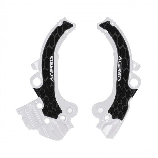 Acerbis X-Grip Rahmenprotektoren weiß/schwarz für KTM SX 65 2024 und Husqvarna TC 65 2024 und Gas Gas MC 65 2024 – MxProStoreParts