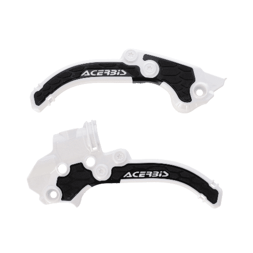 Acerbis X-Grip frame beschermers wit / zwart KTM SX 50 2024- & Husqvarna TC 50 2024- & Gas Gas MC 50 2024-