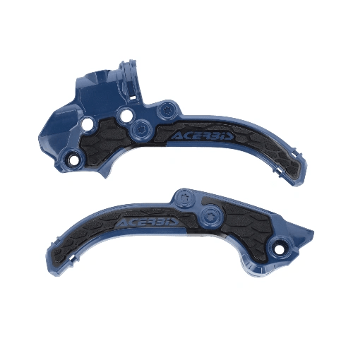 Acerbis X-Grip Rahmenbeschützer schwarz/blau für KTM SX 50 2024 - & Husqvarna TC 50 2024 - & Gas Gas MC 50 2024 - MxProStoreParts