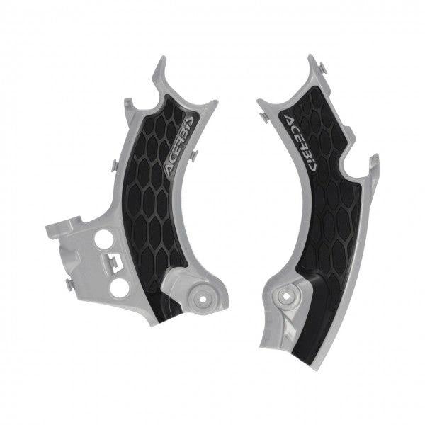 Acerbis X - Grip frame beschermers Zilver / Zwart Honda CRF 250R/RX 2025 - & CRF 450R/RX 2025 - MxProStoreParts