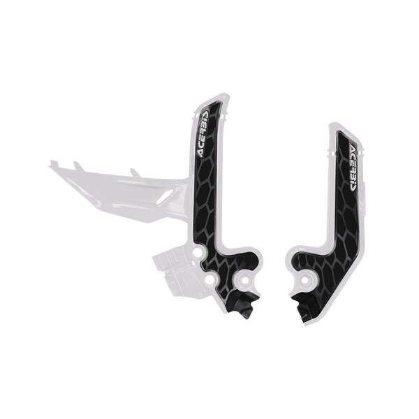 Acerbis X-Grip frame beschermers wit / zwart KTM SX 85 2025- & Gas Gas MC 85 2025-