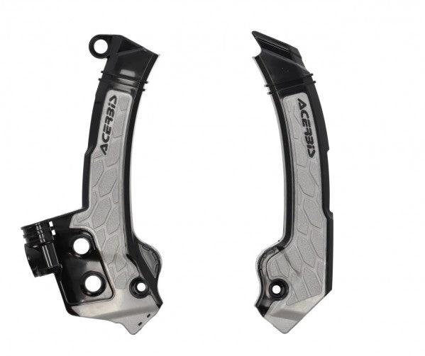 Acerbis X - Grip frame beschermers Grijs / Zwart Husqvarna TC/FC 125/150/250/300/350/450 2025 - MxProStoreParts