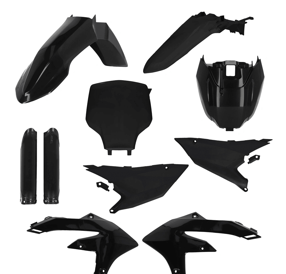 Acerbis Kunststoff-Set Schwarz Yamaha YZ 450F 2026 - MxProStoreParts