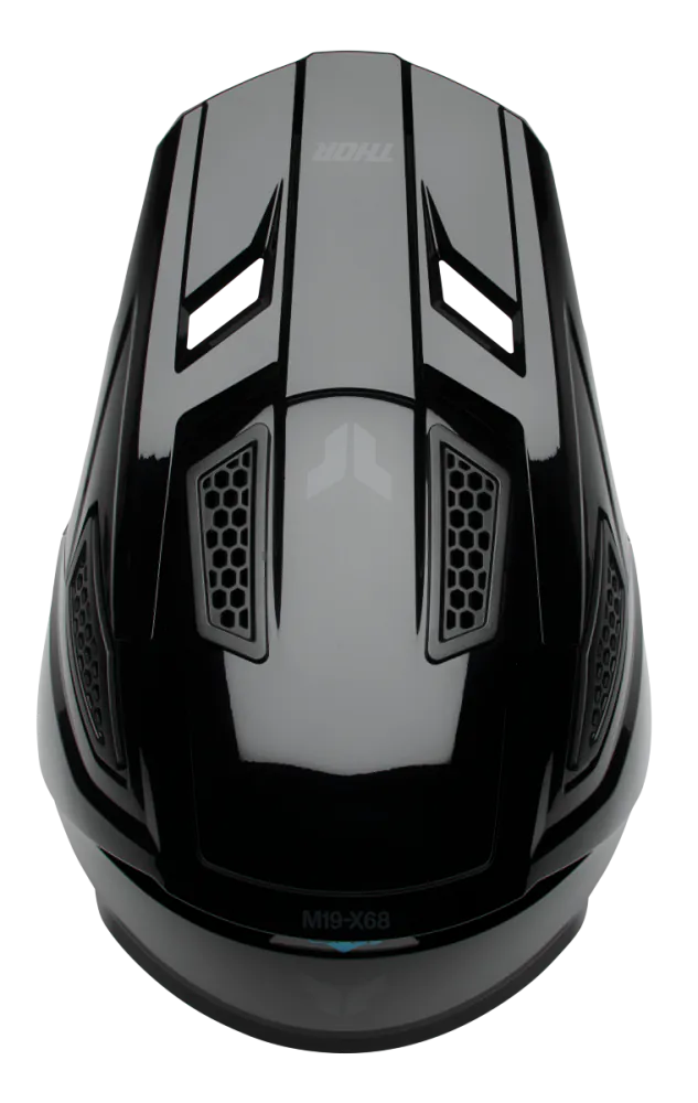 Thor 2026 Fall Fleet Crosshelm Zwart maat S