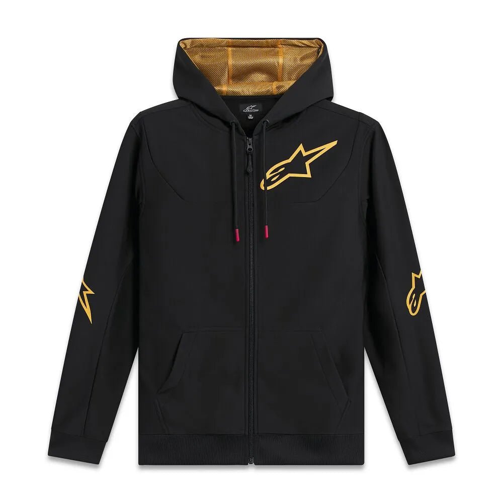 Alpinestars Sessions V3 hoodie met rits – zwart/goud - MxProStoreParts