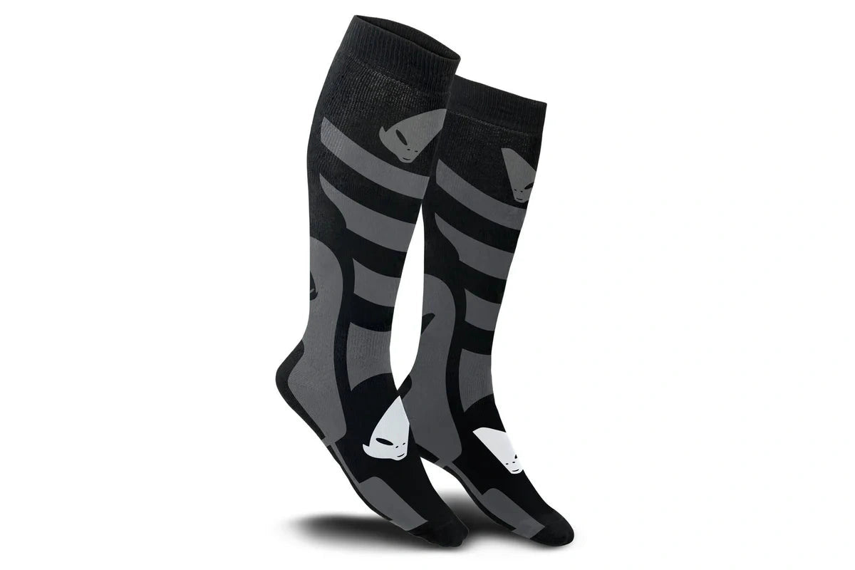 Ufo Plast Offroad-Socken kurz schwarz grau Gr. L - MxProStoreParts