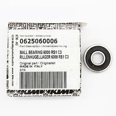 KTM OEM ball bearing 6000 RS1 C3 0625060006