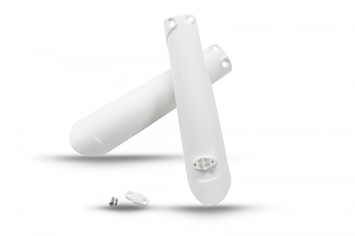 UFO Fork slider protector GasGas MC125-450 + EC250-350 2021-23 White 041 - MxProStoreParts