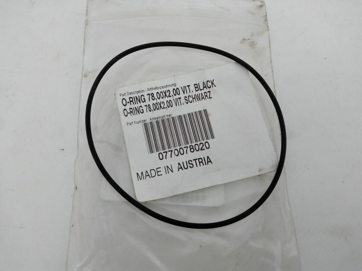 KTM/Husqvarna/Gas Gas OEM 0770078020 O-RING 78,00X2,00 VIT. BLACK