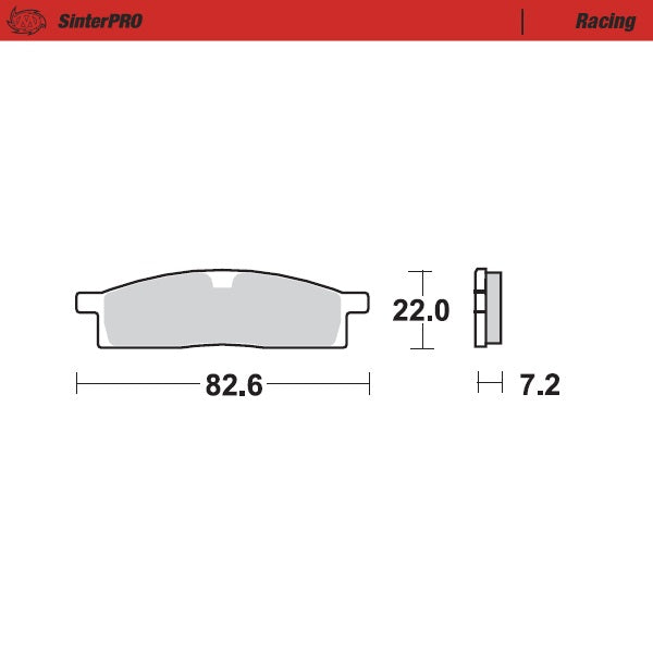 Moto Master Sintered Metal Front brake pads SinterPro 091211
