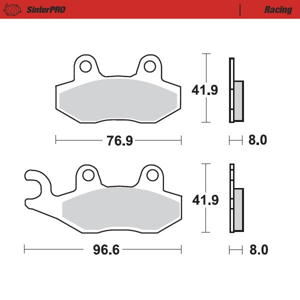Moto Master for brake pads Sinter Pro 091911