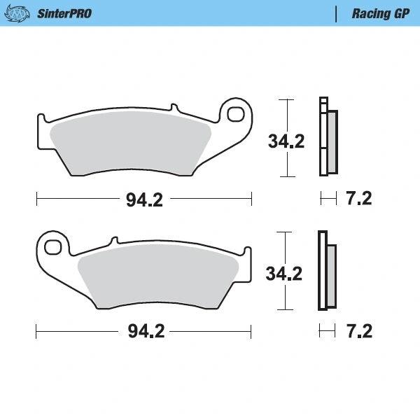 Moto Master für Bremsbeläge Sinter Pro Racing GP - MxProStoreParts