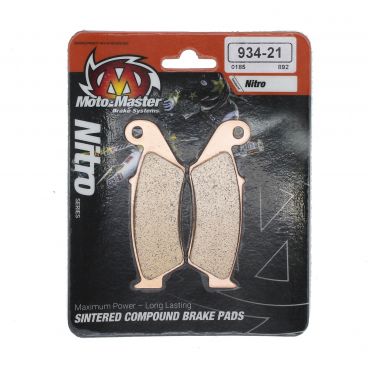 Moto Master Sintered Metal Front Brake Pads Nitro Yamaha, Beta, Gas Gas, Honda, Kawasaki, KTM, Suzuki