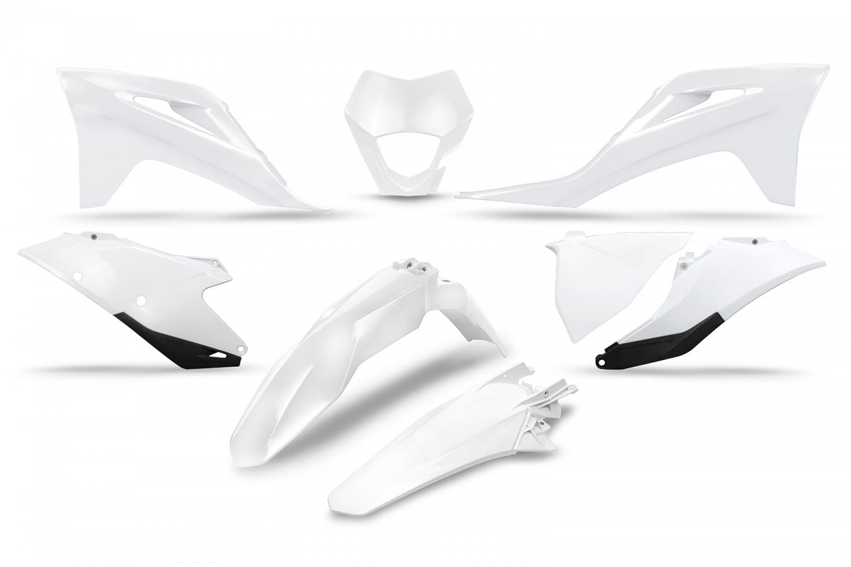 UFO Plastic kit 6-parts White 041 GasGas EC250/300 2021- EC-F250/350 2021-