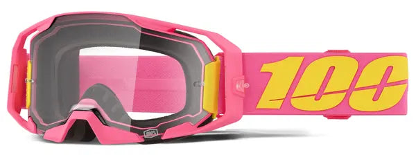 100% ARmatic crossbril roze/geel – heldere lens