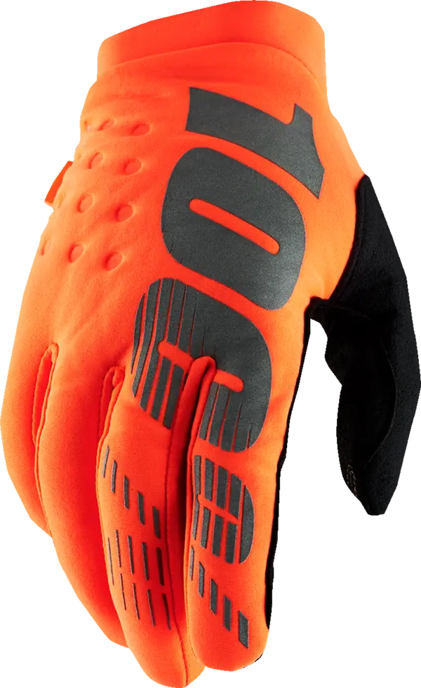100% Brisker crosshandschoenen oranje/zwart