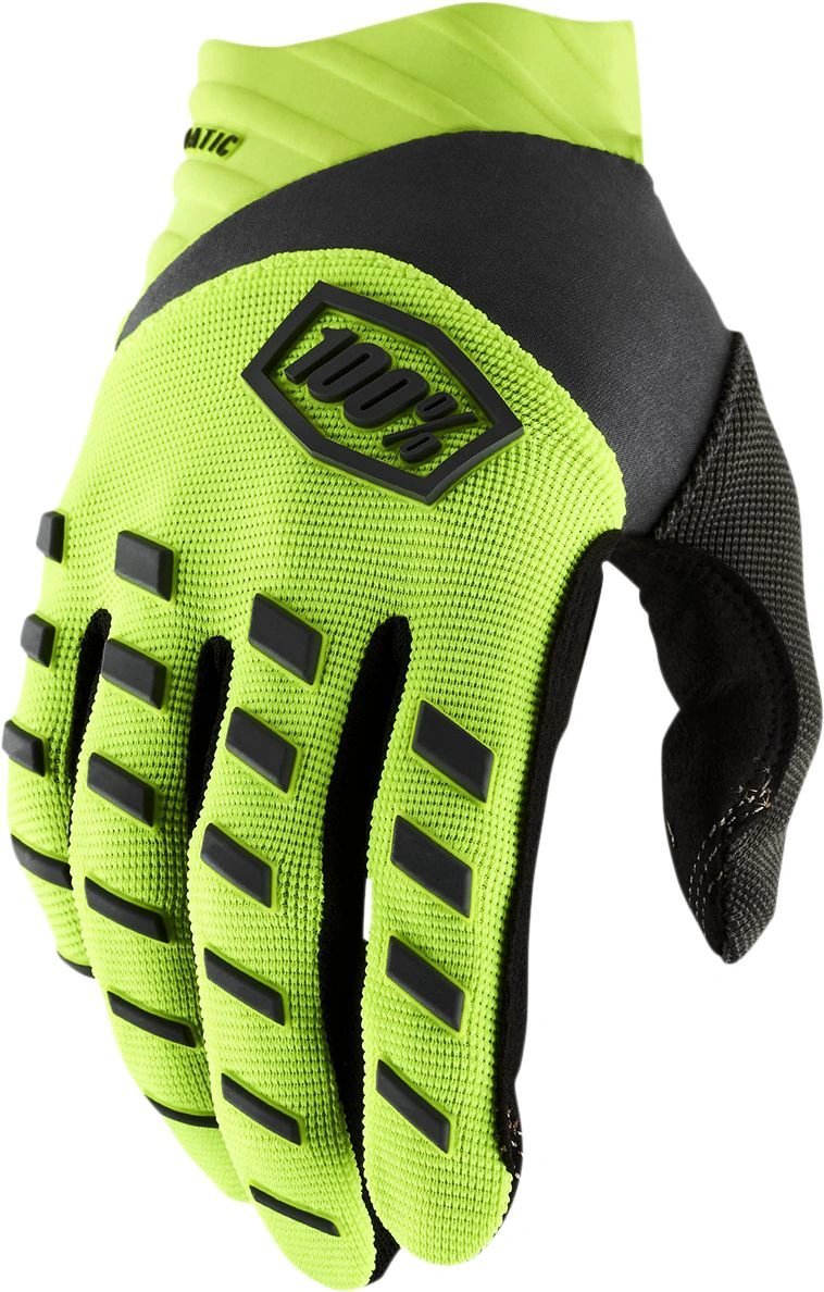100% handschoenen Airmatic Fluor Geel Maat Jeugd M - MxProStoreParts