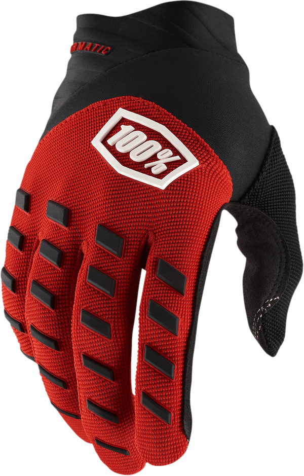 100% handschoenen Airmatic Rood / Zwart Maat Jeugd M - MxProStoreParts