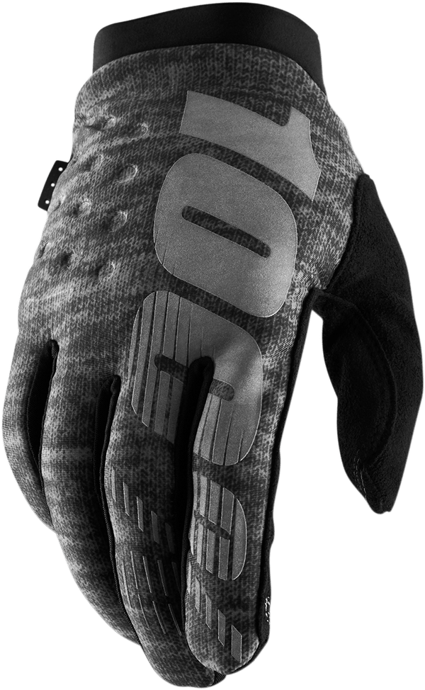 100% Maat XL koud weer handschoenen Brisker Heather Grijs - MxProStoreParts