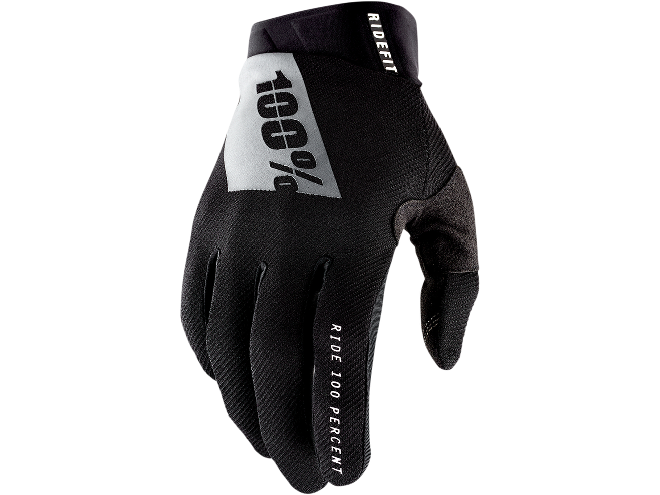 100% Ridefit Handschuhe Schwarz/Weiß Größe XL