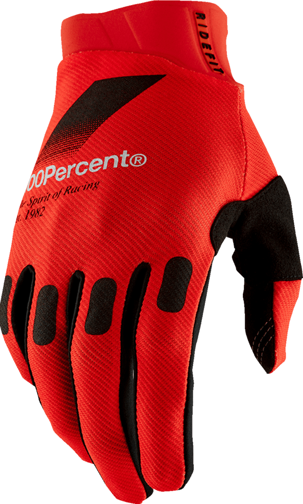 100% Handschuhe Ridefit Rot / Schwarz Größe M - MxProStoreParts
