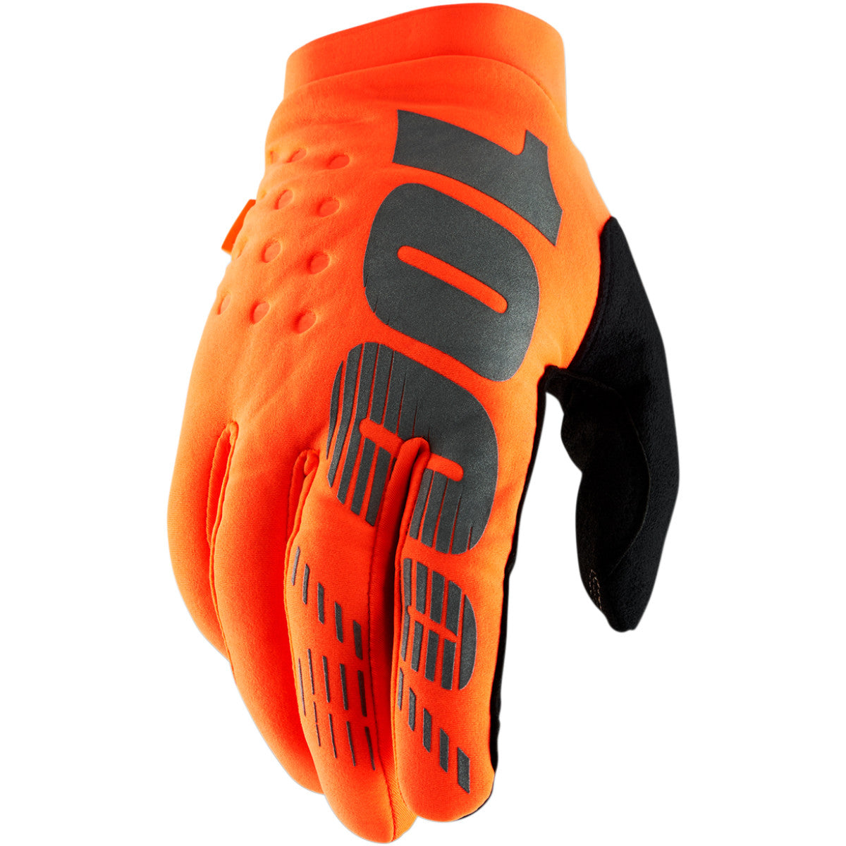 100% Cold Weather Gloves Brisker Fluor Orange (size XL)