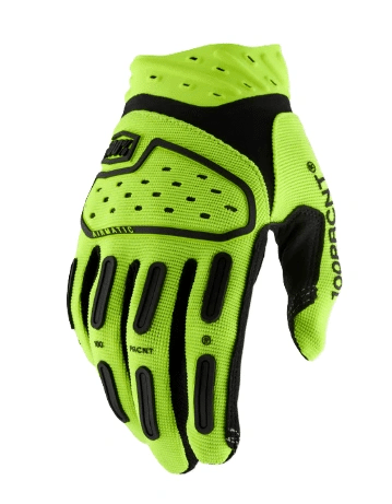 100% handschoenen Airmatic 2 Fluor Geel Maat L 2026 collectie - MxProStoreParts
