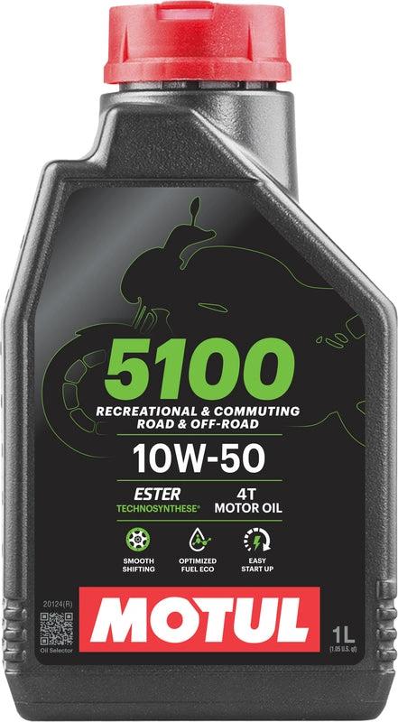 Motul 5100 4T 10W50 Teilsynthetisch 1 Liter - MxProStoreParts