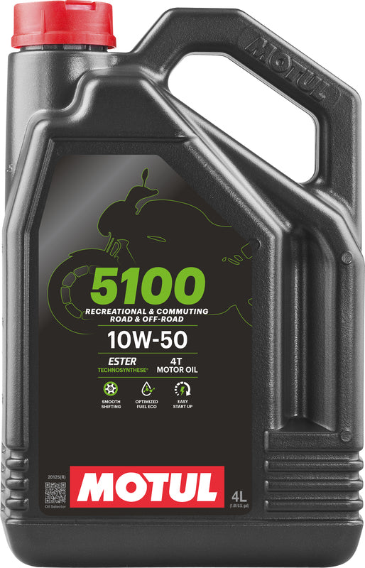 Motul 5100 4T 10W50 Semi-Synthetic 4 Liters