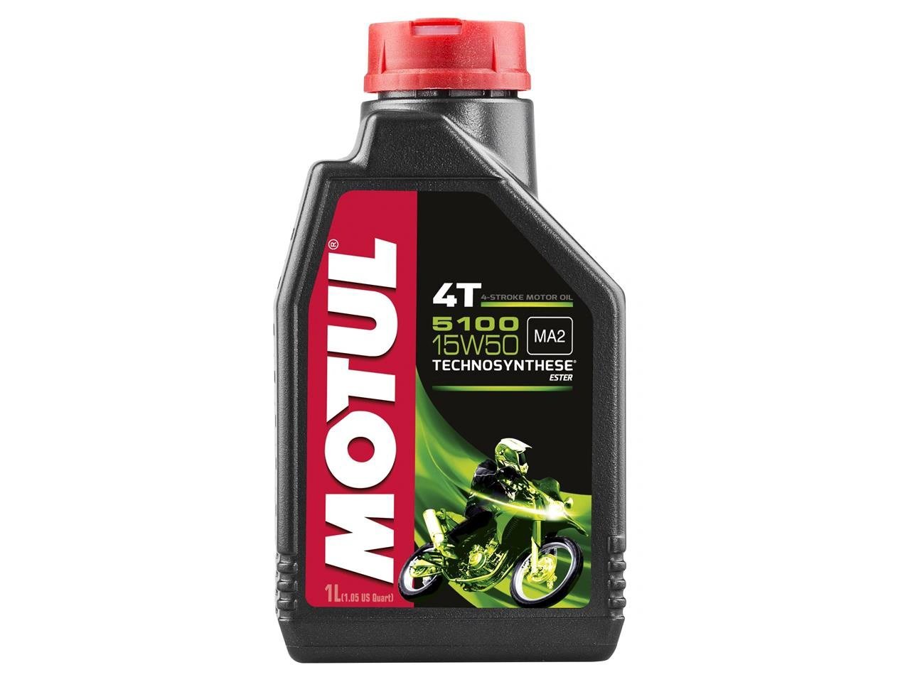 Motul 5100 4T 15W50 Teilsynthetisch 1 Liter - MxProStoreParts