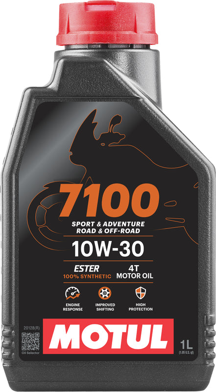 Motul 7100 motor oil 4t 10W30 semi-synthetic 1 liter