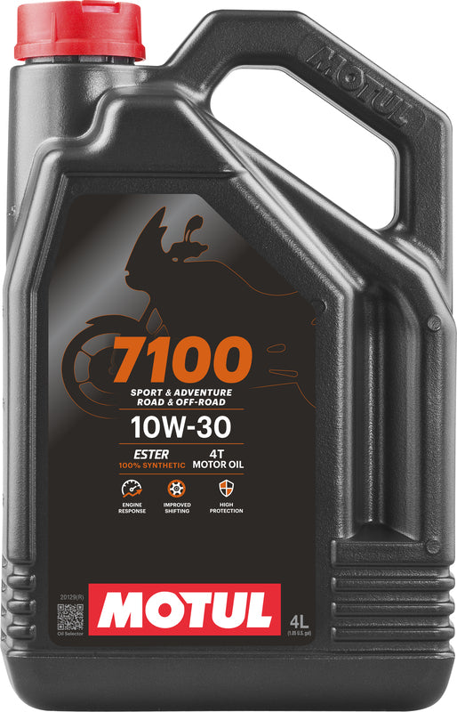 Motul 7100 motorolie 4t 10W30 semi synthetisch 4 liter