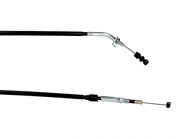 Sixty5 clutch cables (2) for WR250F 15-18 and WR450F 16-21, black cables with metal end fittings