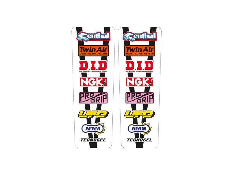 TECNOSEL Fender Stickers Vintage Sponsors - MxProStoreParts