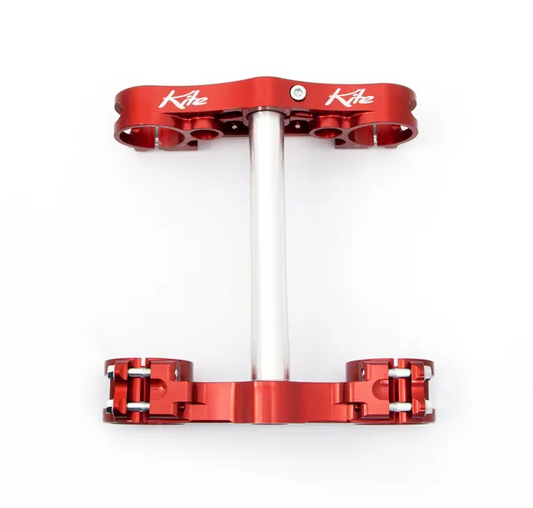Kite MX kroonplaten Rood Offset 22mm Honda CRF 250R 2008-2009 & CRF 450R 2008